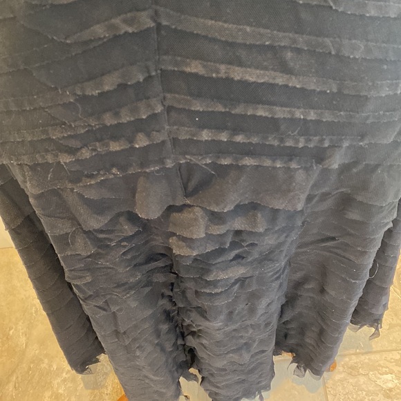 Bianca Nygard Black Ruffle Stripe Maxi Skirt. - Picture 5 of 11